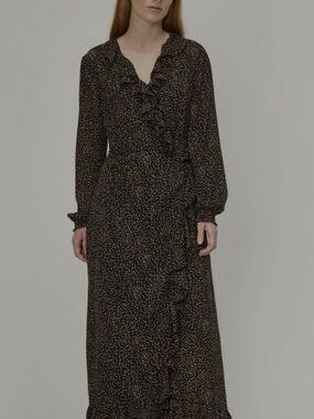 Just Female Imogene Wrap Maxi Dress